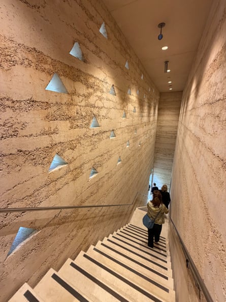 ‘It looks rough’ … the pharaonic staircase.