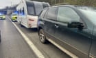 Police stop boy, 11, driving BMW towing caravan along M1