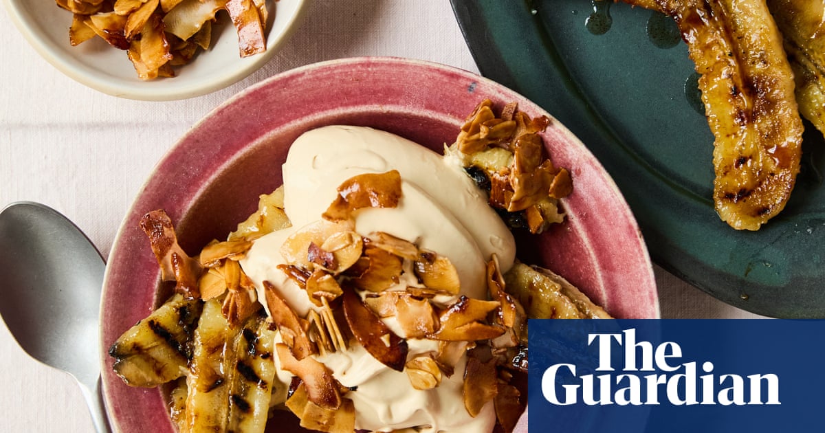 Cherry sundaes and banana splits: Helen Graves’ recipes for barbecued fruit