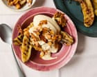 Cherry sundaes and banana splits: Helen Graves’ recipes for barbecued fruit