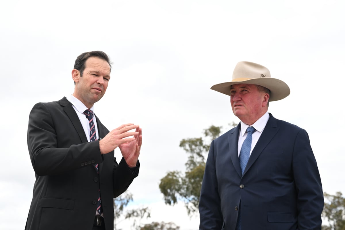 Matt Canavan and Barnaby Noyce speak at an anti-abortion rally