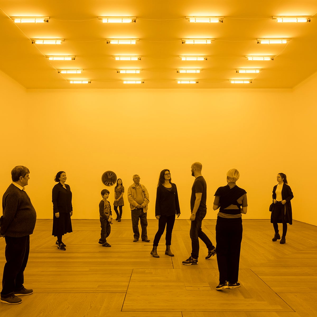 Monochrome Review White Stripes Shocking Yellow And 500 Shades Of Grey Art The Guardian