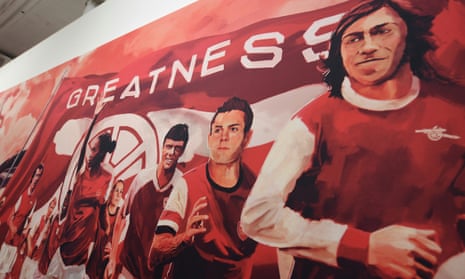 The new artwork that will adorn the outside of the Emirates. 