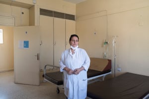 Sara Omar Dawoud is a nurse at the paediatric ward in Hasaka national hospital. The ward admits young patients daily, often diagnosed with severe enteritis due to contaminated water. She says she feels on the front-line of one of the worst crises, and sees no end to it.