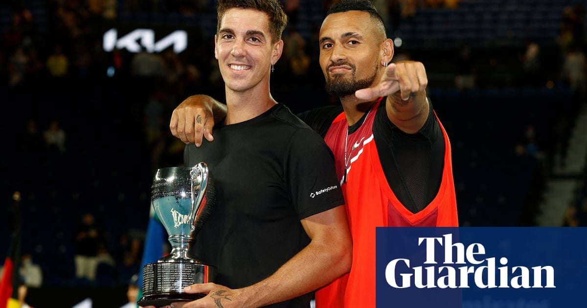 Kyrgios and Kokkinakis secure doubles title to cap remarkable Australian Open campaign