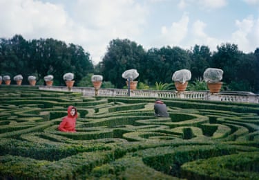 Noemí, Joseant, 2010. Photographed between 2004 and 2014 with a large-format camera, Archipelago was made in real interiors and outdoor locations in various countries including Spain and the United States. Del Amo describes the photographs as “a collection of ‘islands,’ separated by the loneliness of each one and linked by the intimate bond of belonging to the same world. The relationship between the people defines itself through the setting that conversely becomes a psychological extension of the characters.”