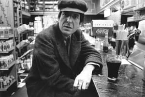 Leonard Cohen pictured in the 1960s.