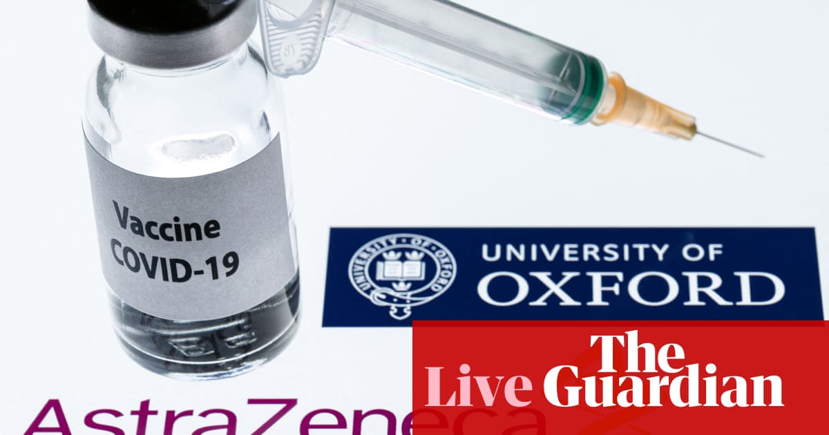 Coronavirus live news: ‘no indication’ Oxford vaccine is linked to blood clots, says EU regulator