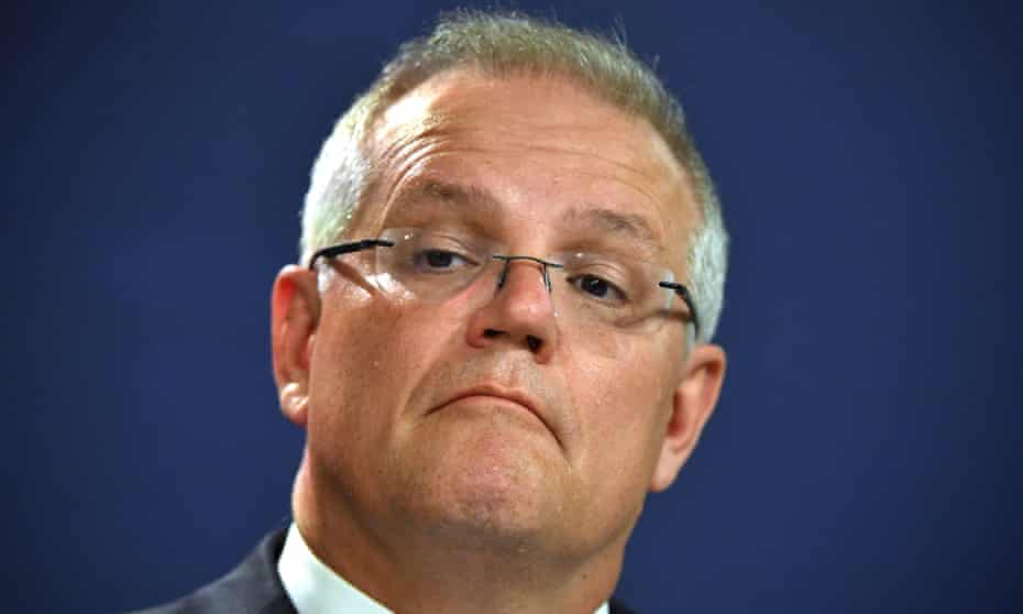 Prime Minister Scott Morrison during a press conference in Sydney, Australia, 02 January 2020.