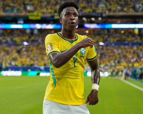 Vinícius Júnior leads Brazil's star cast in blockbuster show against sorry Scotland | World Cup 2026 | The Guardian