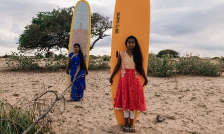 More local girls started to join the surfers after an event teaching them how to surf in 2015 