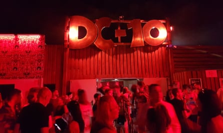 The entrance to the popular club DC-10