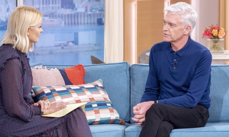 Phillip Schofield, right, and his This Morning co-host Holly Willoughby.
