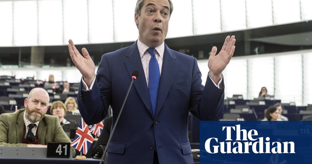 EU to investigate Nigel Farage over expenses funded by Arron Banks