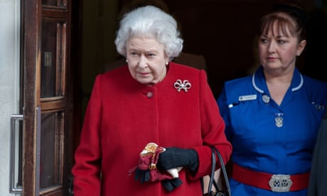 The Queen leaves King Edward VII hospital in London in March 2013, the last time she needed to stay there overnight.