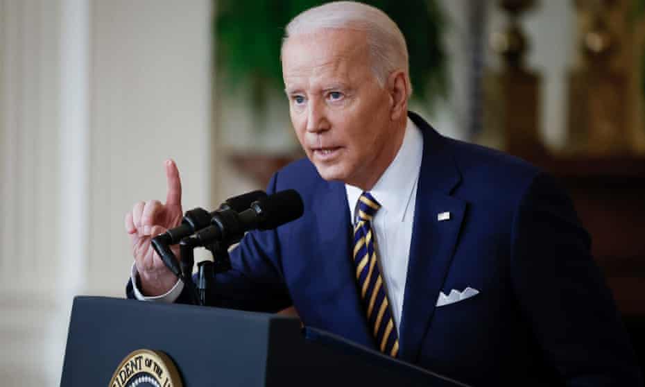 President Biden at a news conference