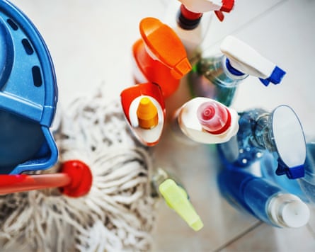 Cleaning products.