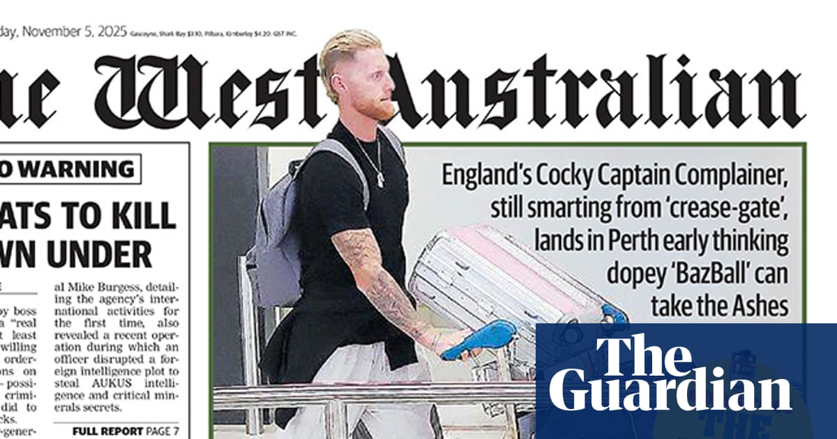 ‘Baz Bawl’: Australian media stoke Ashes rivalry with welcome for England’s Stokes