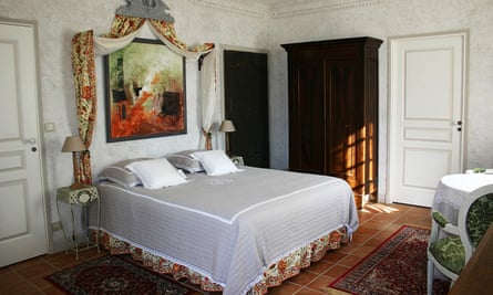 Bedroom at Les Hautes Claires, Dordogne, France