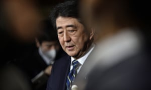 Japanese prime minister Shinzo Abe. Campaigners accuse Japan of resisting the global trend towards the abolition of the death penalty.