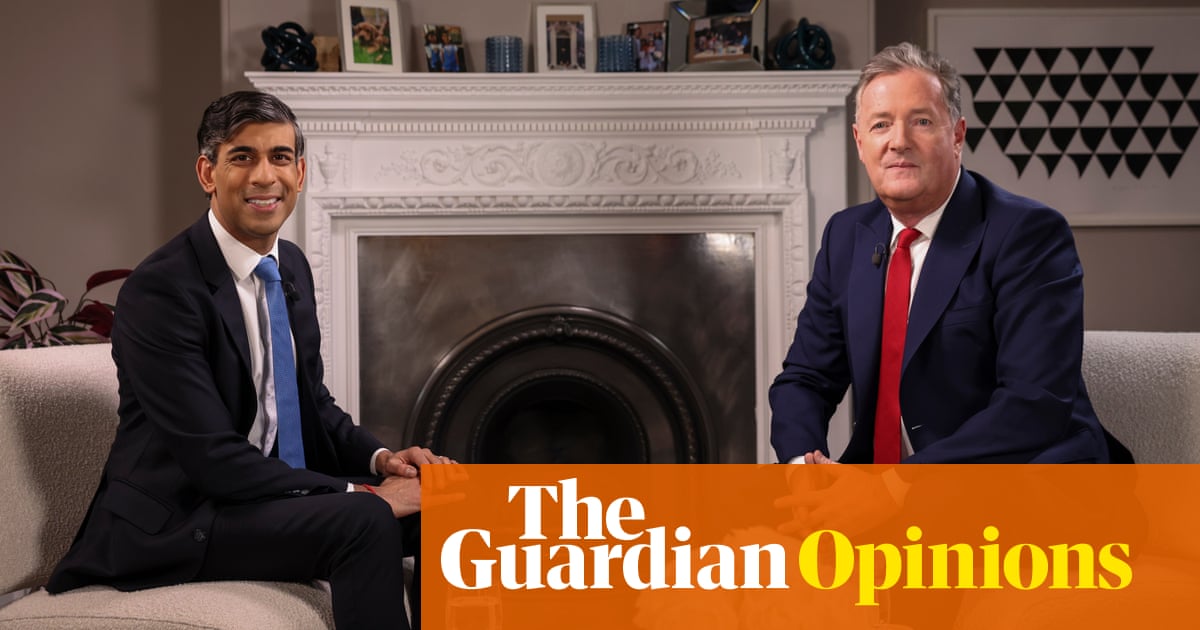 The longest hour: Piers Morgan’s excruciating ‘interview’ with Rishi Sunak | John Crace