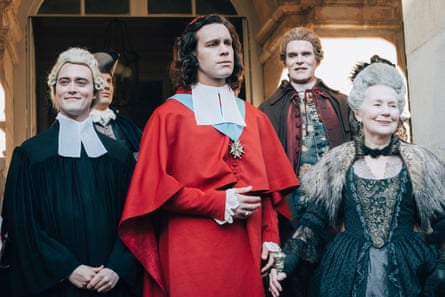 Target, Cardinal Rohan and Madame de Rohan head in to court.