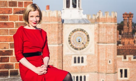 Lucy Worsley, the TV historian and chief curator of the Historic Royal Palaces, at Hampton Court.