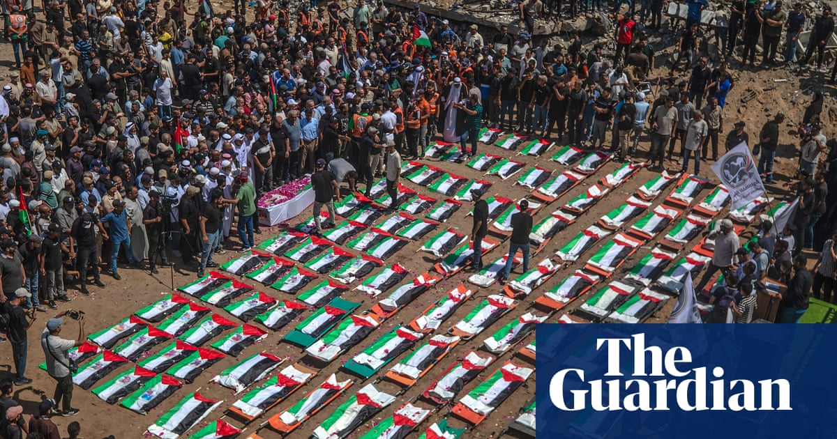 Mass funeral held in Gaza for victims of 2023 Israeli strike