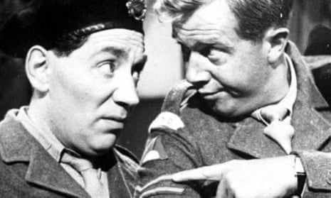 Michael Medwin as Springer, right, with Alfie Bass as ‘Bootsie’ Bisley in The Army Game. 