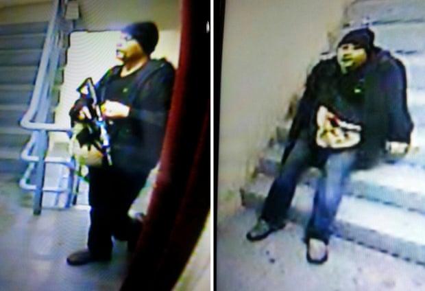 CCTV captures of the suspected attacker at the Resorts World Manila hotel and casino complex.