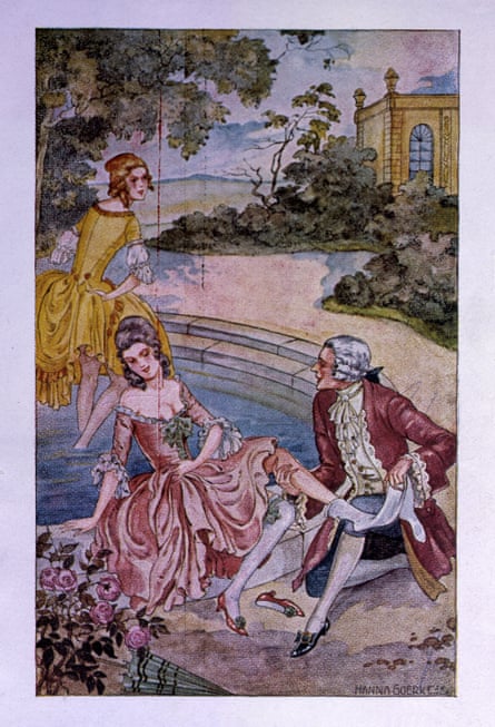 Illustration of the adventurer and author Casanova