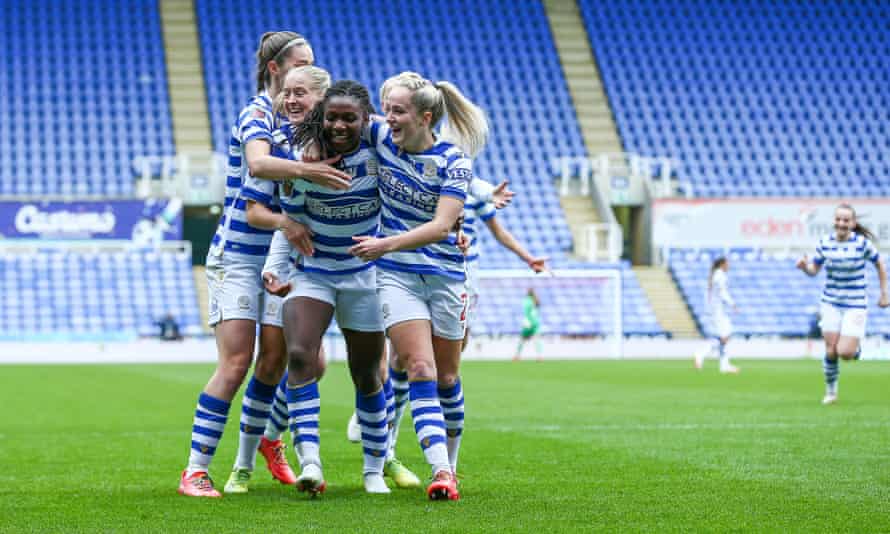 Reading’s Deanne Rose: ‘Representation and role models matter so much in sports’ | Soccer 4 Deanne Rose celebrates with teammates after scoring the goal that brought Reading a shock win over Chelsea in December.
