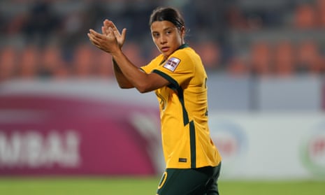 Sam Kerr was again on target as the Matildas continued their unbeaten start to the Asian Cup with victory over Thailand.