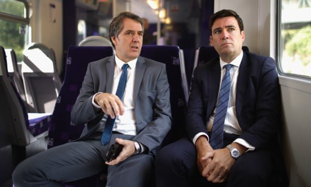 Labour’s candidate for Liverpool City Region, Steve Rotheram, with the party’s Manchester candidate Andy Burnham.