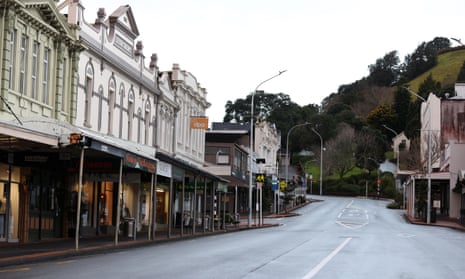 A deserted Devonport main street as Auckland wakes to level four lockdown