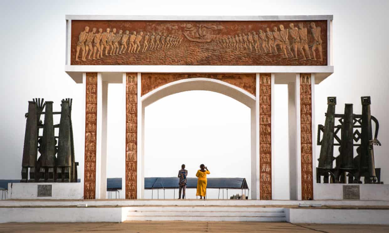 A memorial in Ouidah, Benin, where people were held before being transported during the transatlantic slave trade. Photograph: The Washington Post/Getty Images
