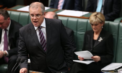 Scott Morrison in June 2014, when he was immigration minister.