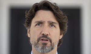 Justin TrudeauCanadian Prime Minister Justin Trudeau is seen during his daily news conference outside Rideau Cottage in Ottawa, Ontario, Thursday May 14, 2020. (Adrian Wyld/The Canadian Press via AP)