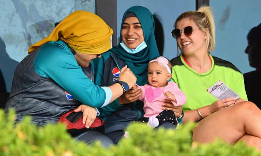 Teammates and support staff are also enjoying a baby being part of the Pakistan entourage in New Zealand.
