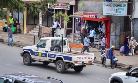 Police patrol in Addis Ababa