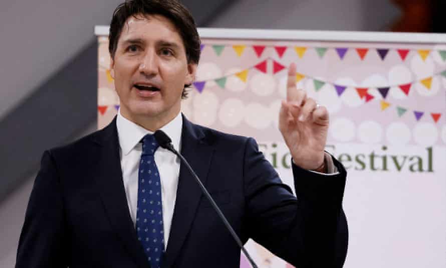 Justin Trudeau attends an Eid celebration in Ottawa, Ontario, Canada May 2, 2022.