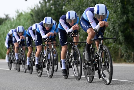 Israel Premier Tech’s riders compete successful nan squad clip trial