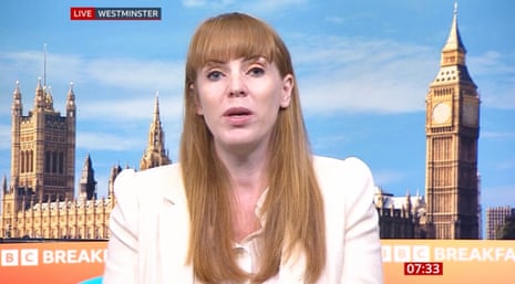 Angela Rayner on BBC Breakfast