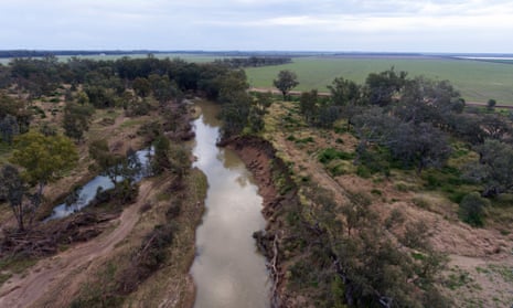 The Gwydir River north of Moree
