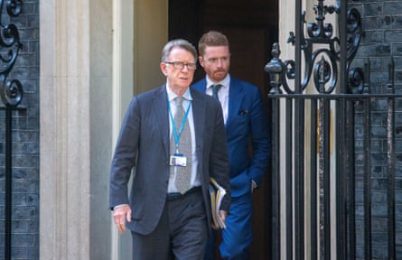 McSweeney and Mandelson in Downing Street