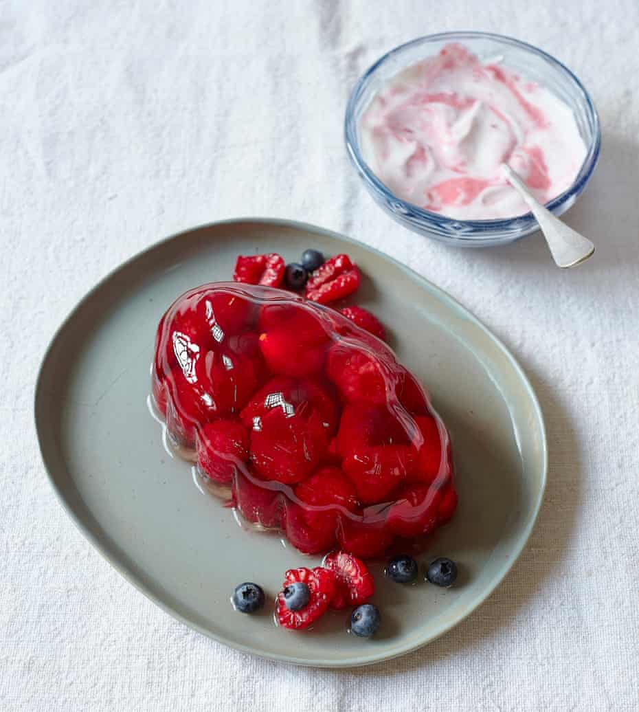 David Atherton’s water kefir raspberry jelly