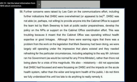 Extract from Helen MacNamara’s witness statement