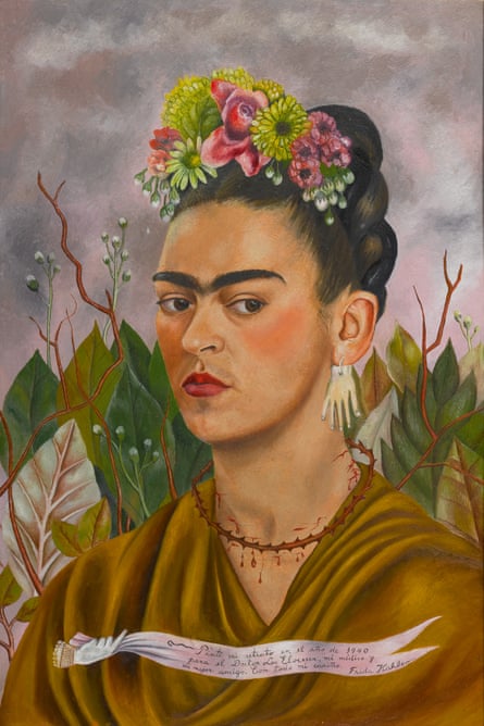 Self-Portrait Dedicated to Dr Leo Eloesser, Frida Kahlo, 1940.