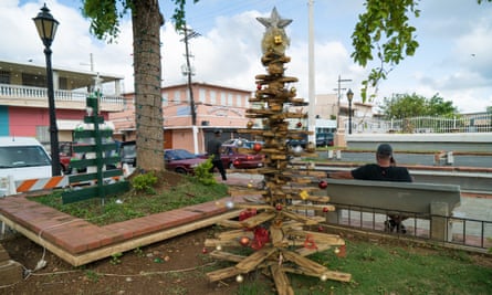 A unique Christmas tree in Vega Alta.