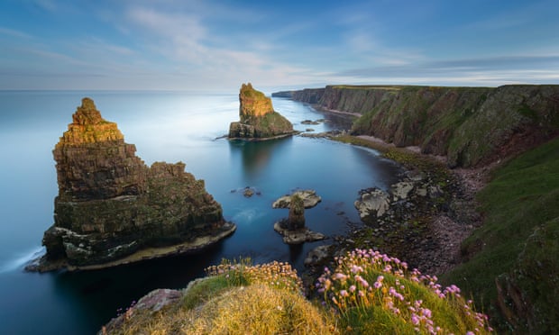 Ageless landscape, hardcore tastes … the Duncansby Stacks at John O’Groats, Scotland, where the residents have a penchant for 190bpm dance music.